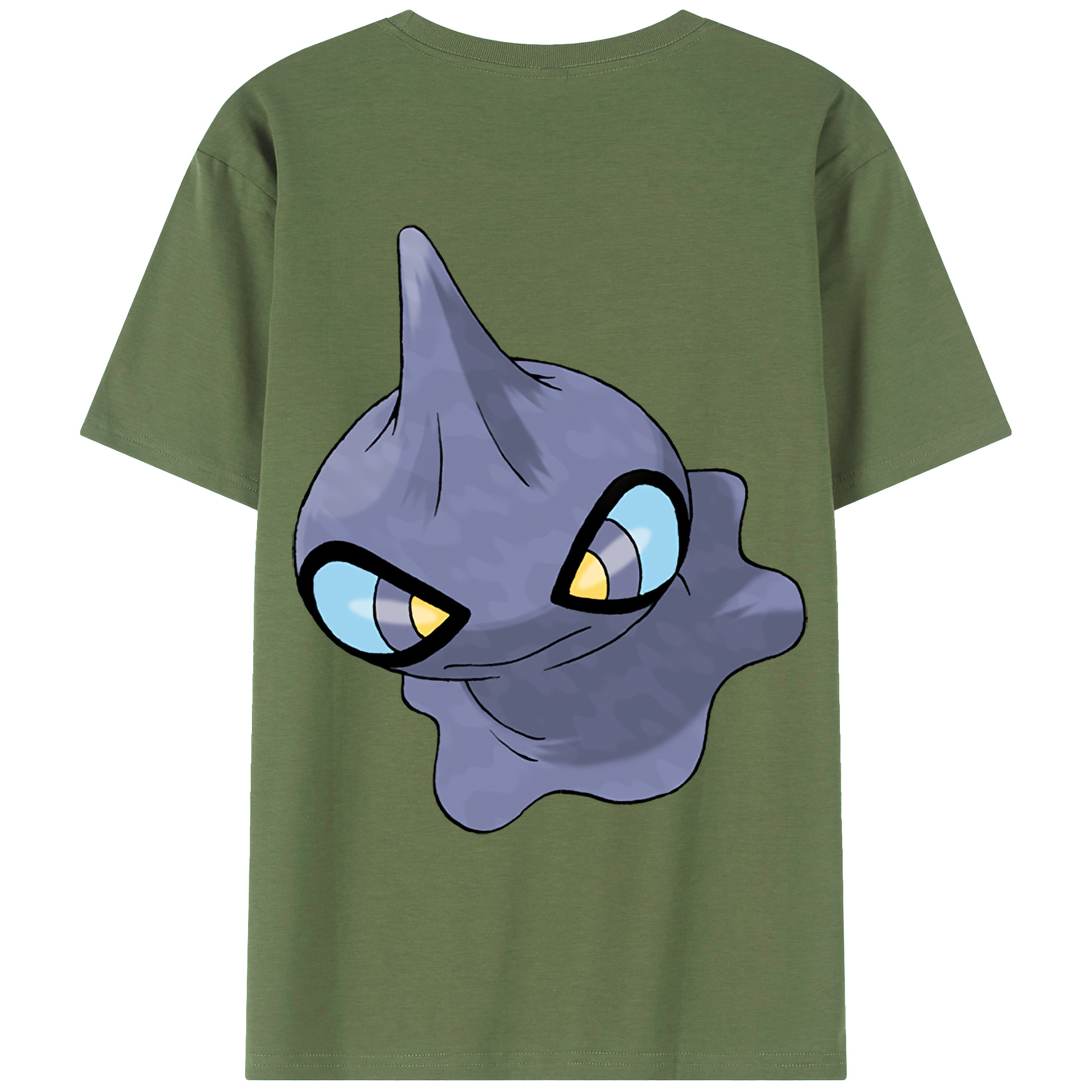（画像用） ポケットモンスター Pokémon 綿100％ メンズ半袖Tシャツ（バックプリント） 通気性